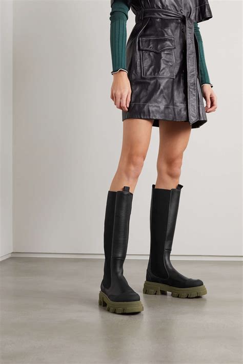 ganni knee boots.